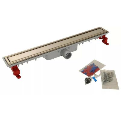 Caniveau De Douche Docia Nicoll Faible Hauteur Avec Grille - 50X690Mm