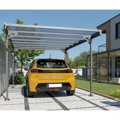 Carport aluminium Trigano Mistral - 15 m&sup2; - Gris