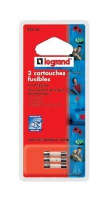 Cartouche c&eacute;ramique Legrand - Intensit&eacute; 2,5 A
