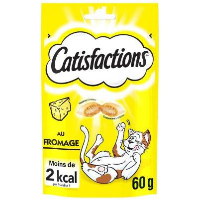Friandise Pour Chat Au Fromage Catisfactions - Le Sachet De 60 G