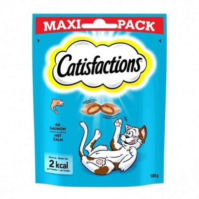 Catisfactions friandise au saumon pour chat 4 x 180g