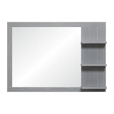 Miroir salle de bain l85 gris patin&eacute; marina