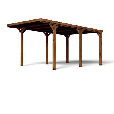Carport bois 1 voiture Victor &ndash; 14,8 m&sup2;