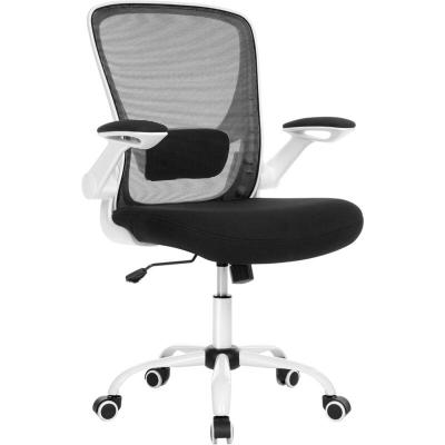 SONGMICS Chaise Bureau Ergonomique en Toile, Fauteuil Gamer, M&eacute;canisme &agrave; Bascule OBN37WTV1