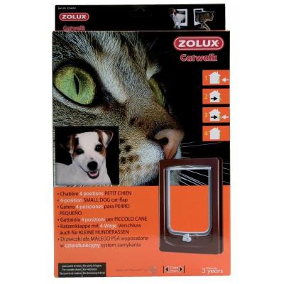 Chati&egrave;re 4 positions marron pour petit chien - zolux - ZO-401076MAR