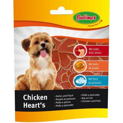 BUBIMEX Friandise molle en forme de coeur au poulet et poisson - 100g