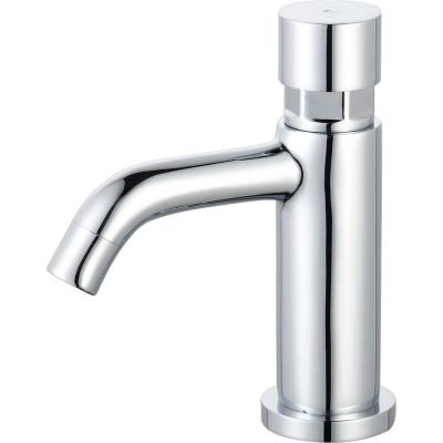 Essebagno 9000857 Cilindro push robinet lave mains chrome eau froide