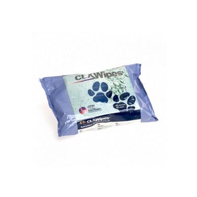 Clx wipes &agrave; la chlorhexidine pour chiens et chats