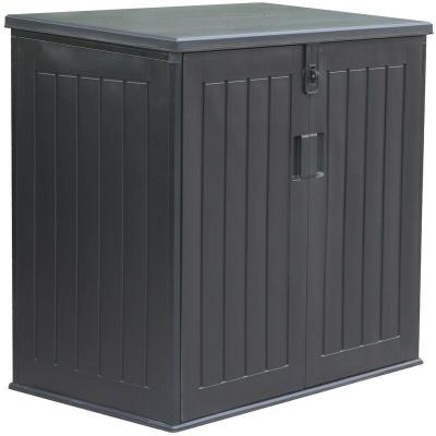 Gardiun Soften 775l Outdoor Storage Resin Deck Box Gris 116 x 71 x 112.5/109 cm