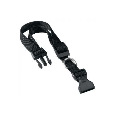 Collier chien chiens nylon r&eacute;glable diff&eacute;rentes couleurs FERPLAST CLUB C diff&eacute;rentes tailles Noir