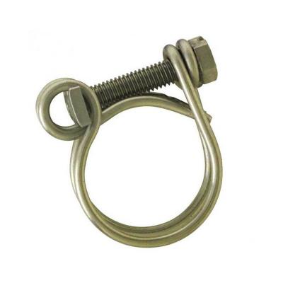 Boutt&eacute; CFF49 2 Colliers Acier 2 Fils Serrage 43/48 Tuyau &oslash;40, Argent