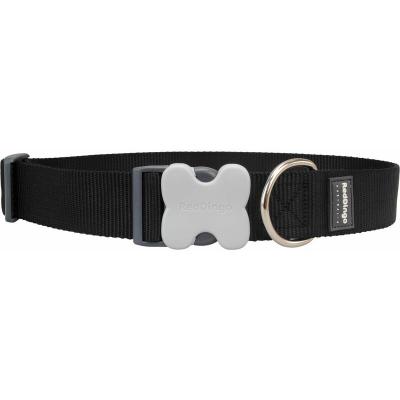 Red Dingo - Collier lisse extra large 50-80 cm en noir