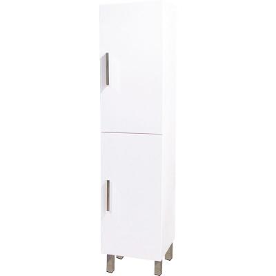 Colonne &agrave; poser MONTECARLO - L30cm - Blanc - Laqu&eacute; brillant - Livr&eacute; mont&eacute;