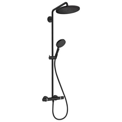 Colonne de douche Hansgrohe 280 1jet avec thermostatique noir mat 