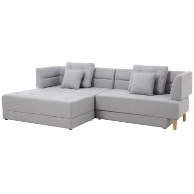 Canap&eacute; scandinave multifonction design 4 places BERGA - Gris