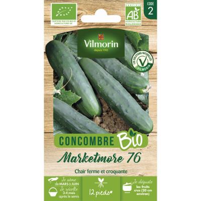 Vilmorin Sachet graines Concombre Marketmore 76 Bio - Cucumis sativus