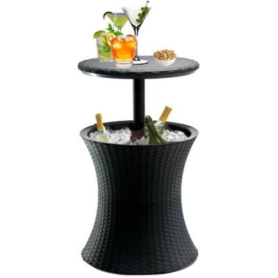 Keter Pacific Meuble d'ext&eacute;rieur Seau &agrave; glace/table marron