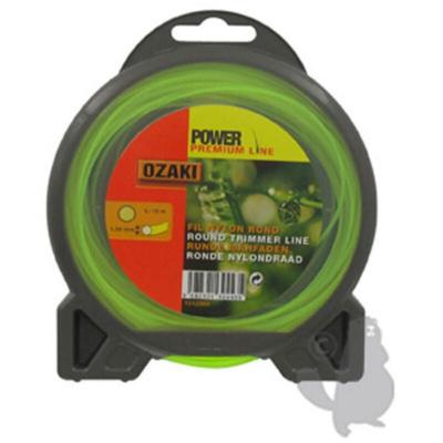 Bobineau fil nylon rond jaune 1,3mm x 15m