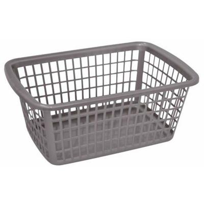 Aluminium et plastiq corbeille linge 60x40x23 silver