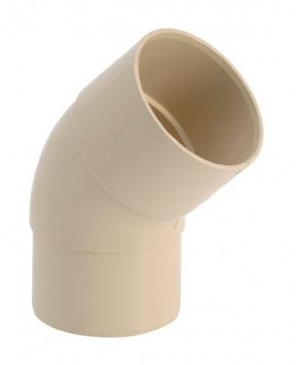 Coude 87.3&deg; pvc sable GIRPI, D&eacute;v.25 cm Diam.80 mm