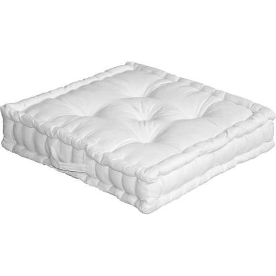 Grand Coussin de sol     (50cm) Blanc - Couleur principale : Blanc
