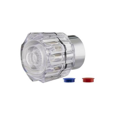 Croisillon Cristal pour Robinet avec Pastilles Bleu et Rouge NOYON & THIEBAULT