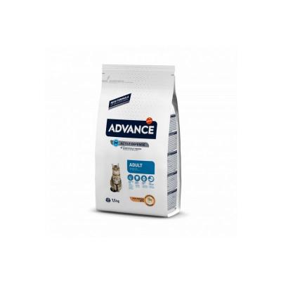 ADVANCE Adult - Croquettes pour Chat Adulte avec Poulet et Riz - 1,5Kg