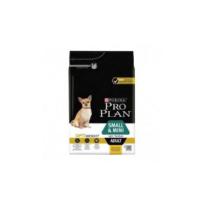 Purina Proplan OptiWeight Chien Adulte Small et Mini Poulet 3kg