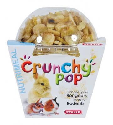 Zolux Friandises Pour Rongeurs Crunchy Pop Banane 63g Pop Corn Et Banane