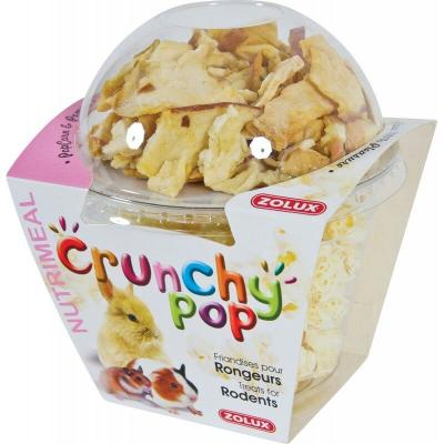 Zolux Friandises pour rongeurs Crunchy Pop Pomme 33G Pop Corn et Pomme