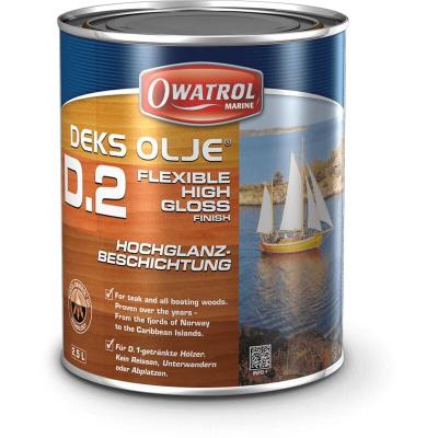 Vernis marine souple Brillant Owatrol DEKS OLJE D.2 Incolore 1 litre