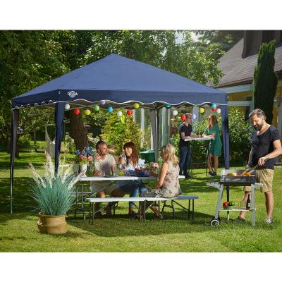 Pavillon Capri rouge 3x3m pliable tonnelle tente de jardin