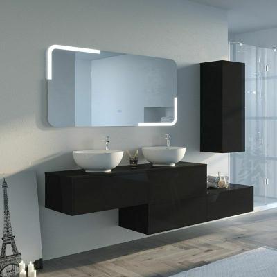 Distribain - Meuble de salle de bain dolce vita Noir - Noir