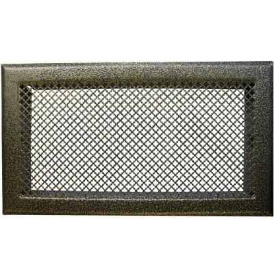 Grille d'a&eacute;ration chemin&eacute;e - Bronze - 345 x 195 mm - DMO 730896