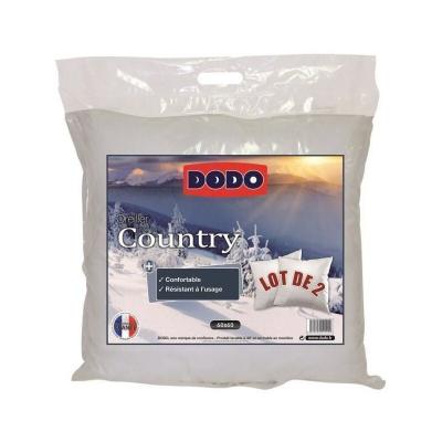 Dodo - DODO Lot de 2 Oreillers COUNTRY 60x60cm