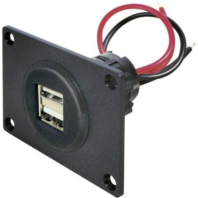 Chargeur voiture USB prise plate &agrave; installer ProCar