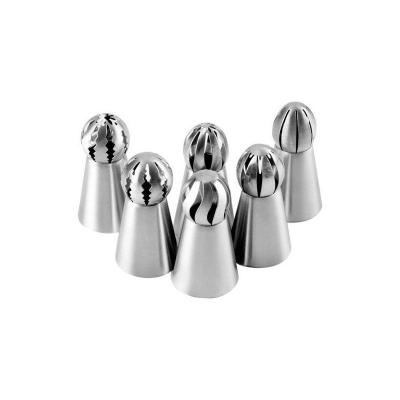 Douilles russes x6 inox 3x6.2cm lacor 68893