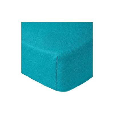 BabyCalin - Drap housse 70x140x17cm Bleu tropical certifi&eacute; OEKO-TEX