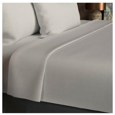 Drap plat en coton 57 fils 240x290 cm UNI lin, par Soleil d'ocre