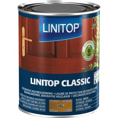 Linitop 2027 Durieu Linitop classic lasure satin 1 L Ch&ecirc;ne Moyen
