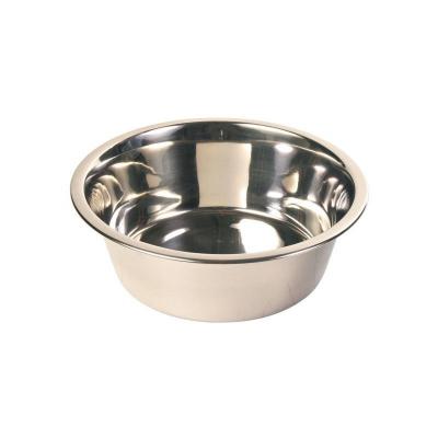 Trixie Gamelle pour chien en acier inoxydable avec base en caoutchouc