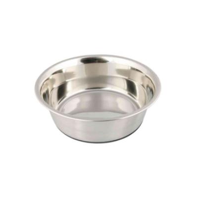 Trixie Stainless Steel Rubber Base Feeder 21 Cm Bowl Argent&eacute; 1.7 L
