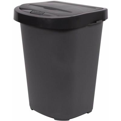 Poubelle tri-home 40 l gris anthracite EDA