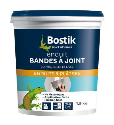 Bostik - Enduit bande &agrave; joint p&acirc;te 1.5kg - Lot de 6