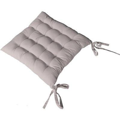 Assise matelass&eacute;e 38 x 38 x 3 cm lola 100% coton - beige naturel