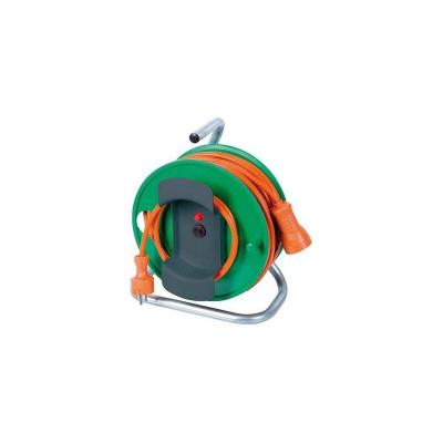 Ribiland - enrouleur &eacute;lectrique 25m/3x1,5 pied plastique - preej25315v