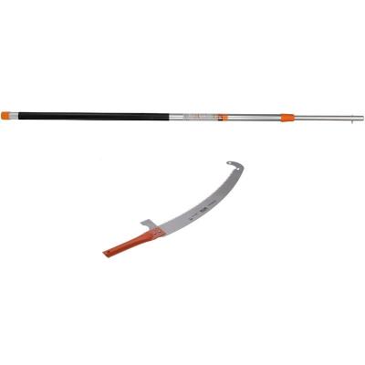 Ensemble Bahco perche t&eacute;lescopique 5 m&egrave;tres et scie arboricole 386-6T