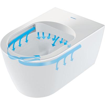 Pack pour wc suspendu compact duravit - me by starck - rimless