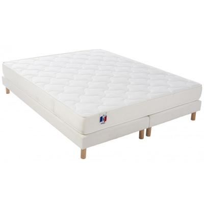 Ensemble matelas + sommier 160x200 - Latex - Equilibr&eacute; - CONFORT DESIGN 