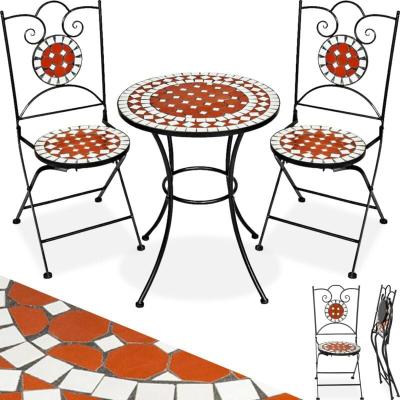 Tectake ensemble table et chaises de jardin 401637